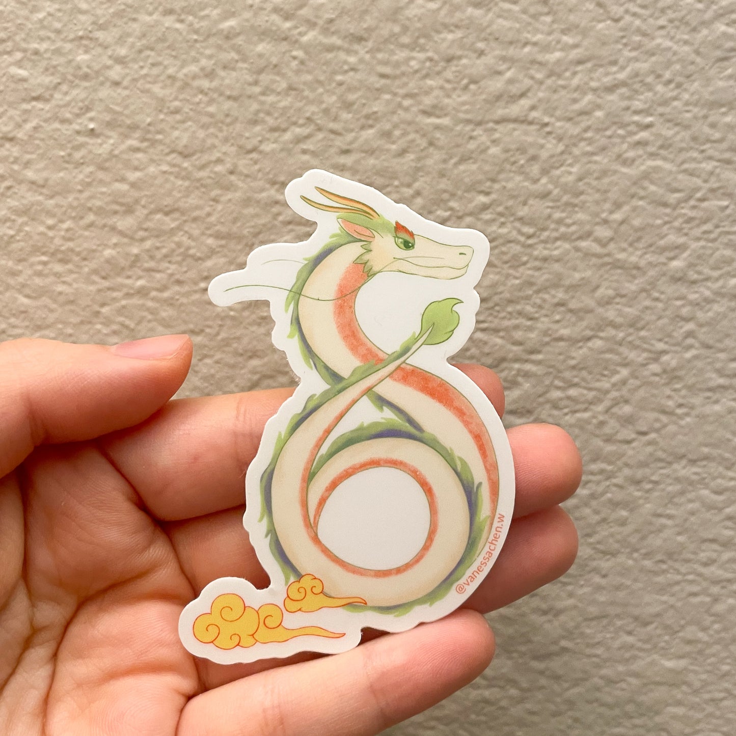 Lunar New Year Dragon Sticker