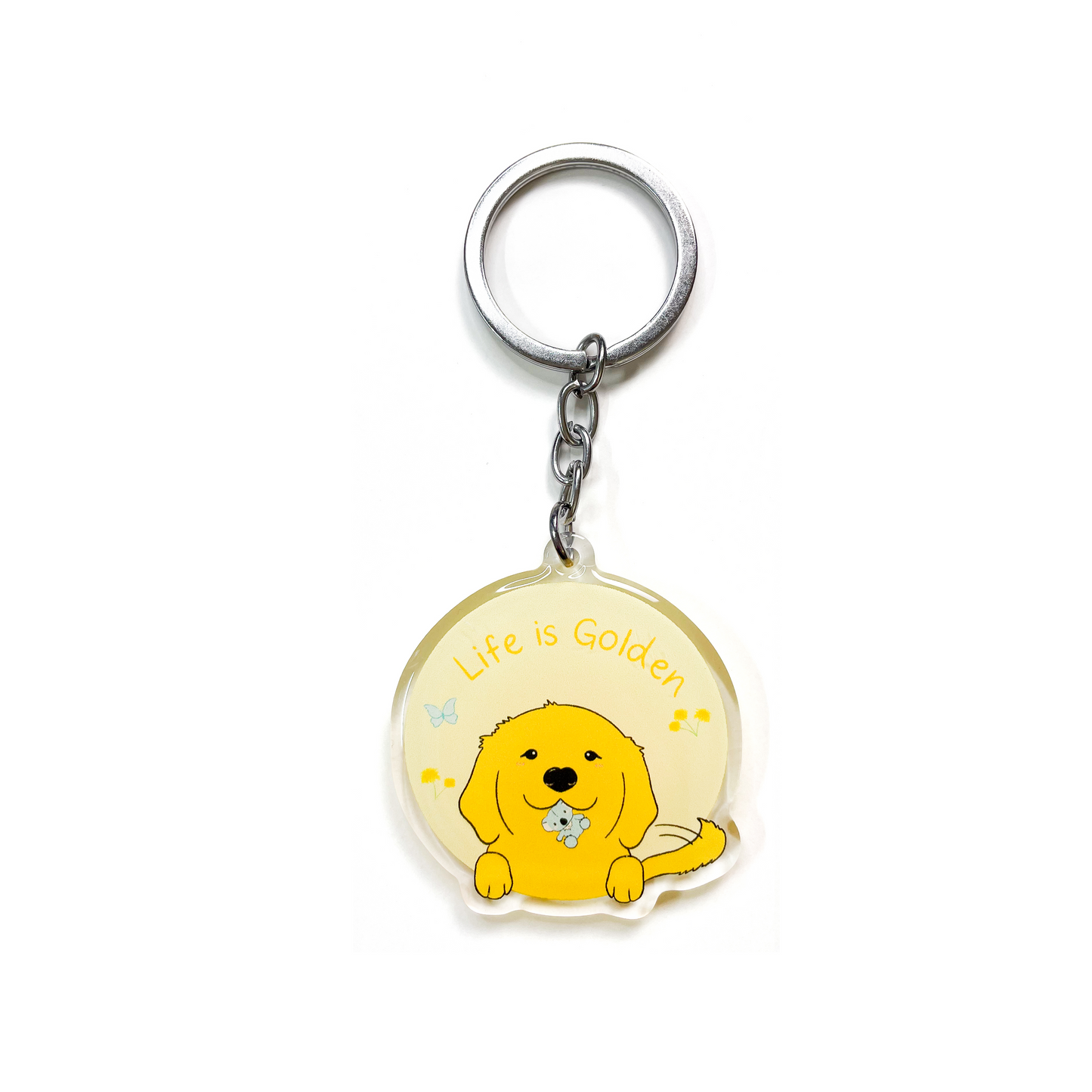 Life is Golden Keychain