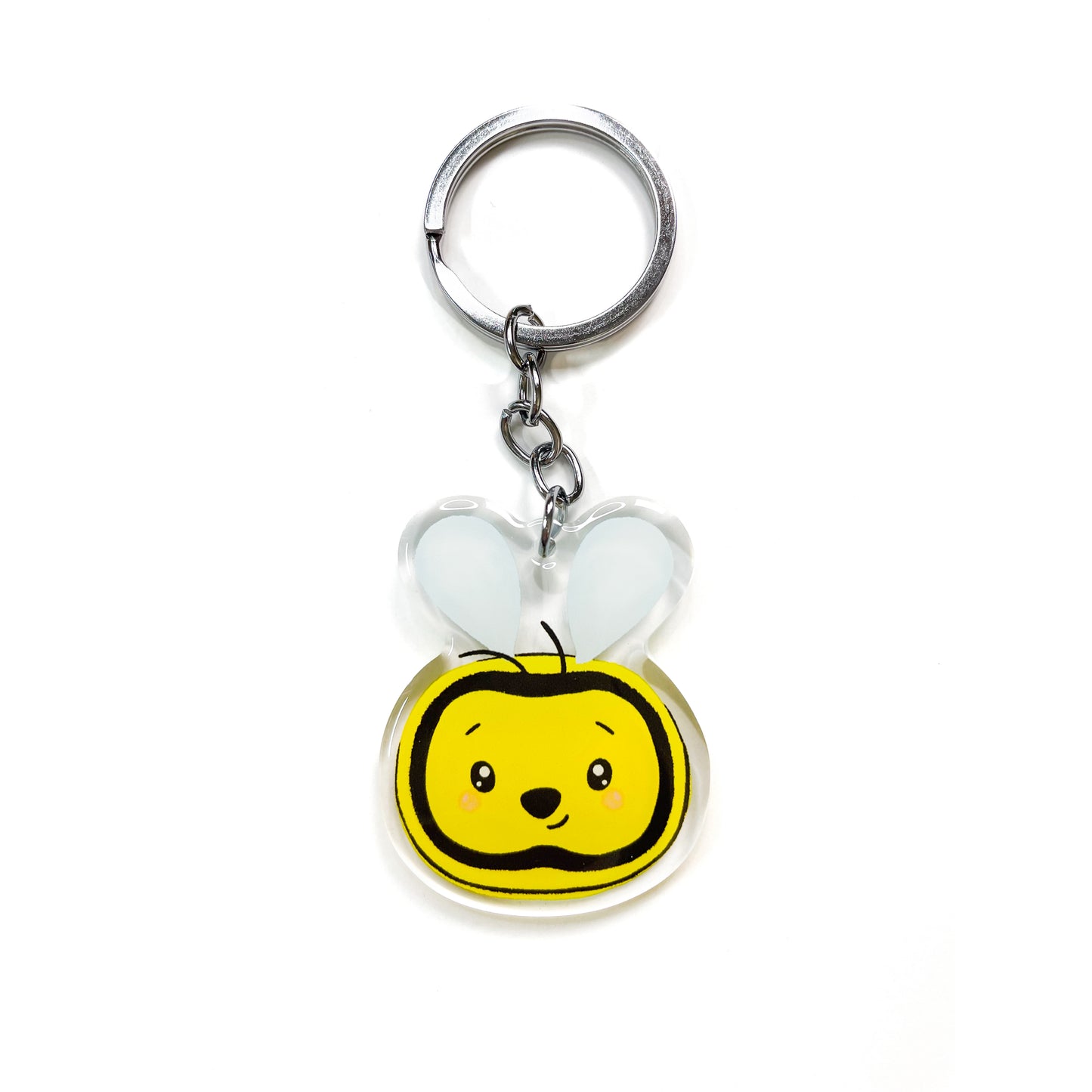 Fuzzy the Bee Keychain