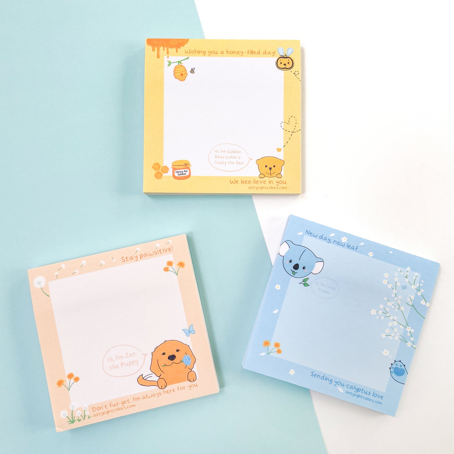 Set of 3 Notepads - 15% Off