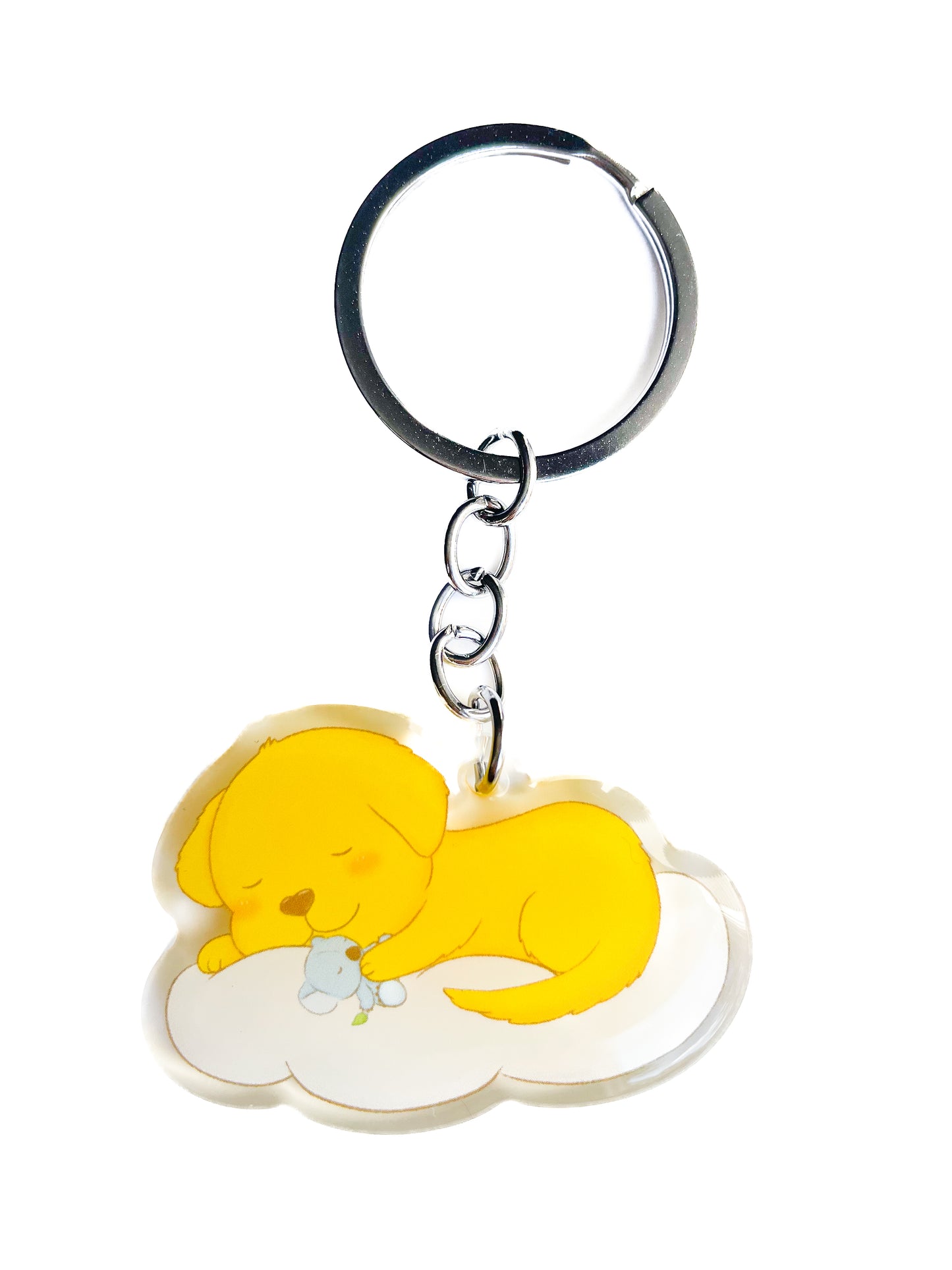 Resting Puppy & Koala Keychain