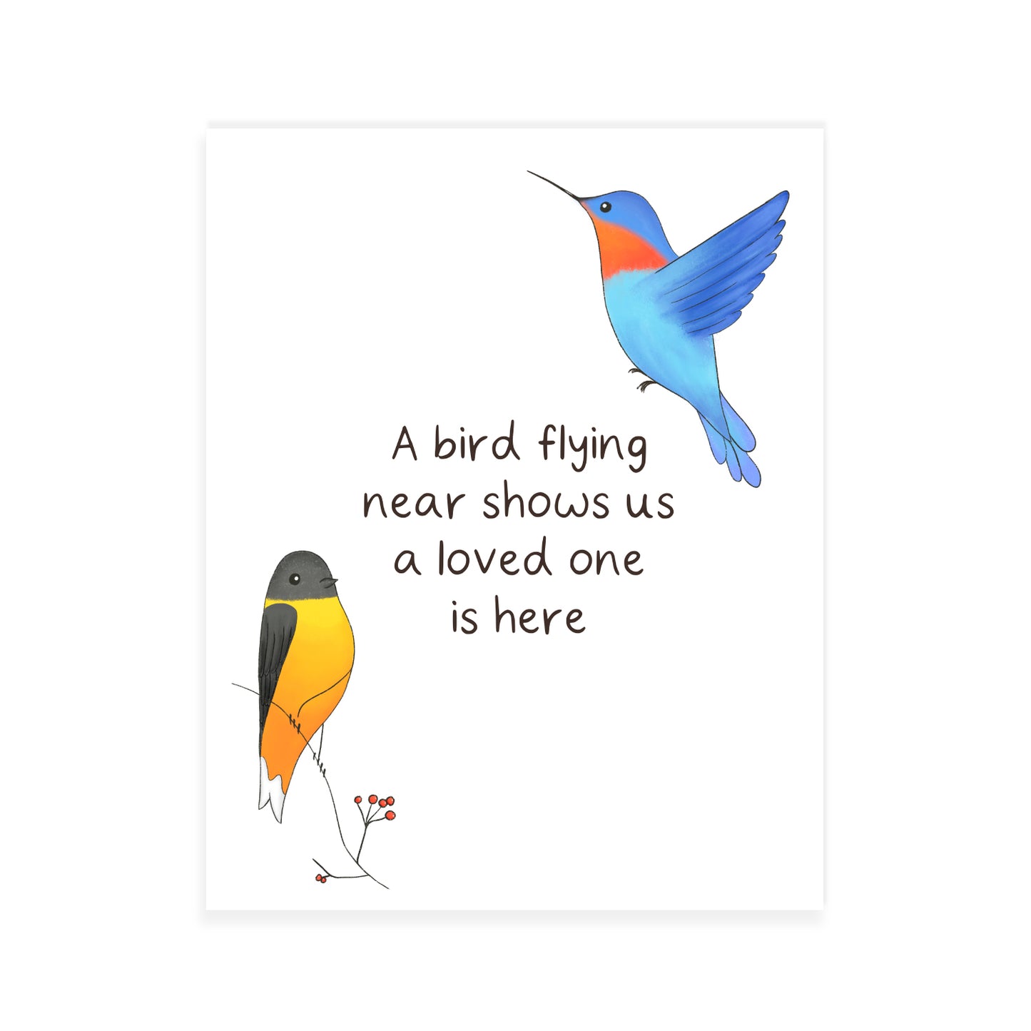 Hummingbird Art Print