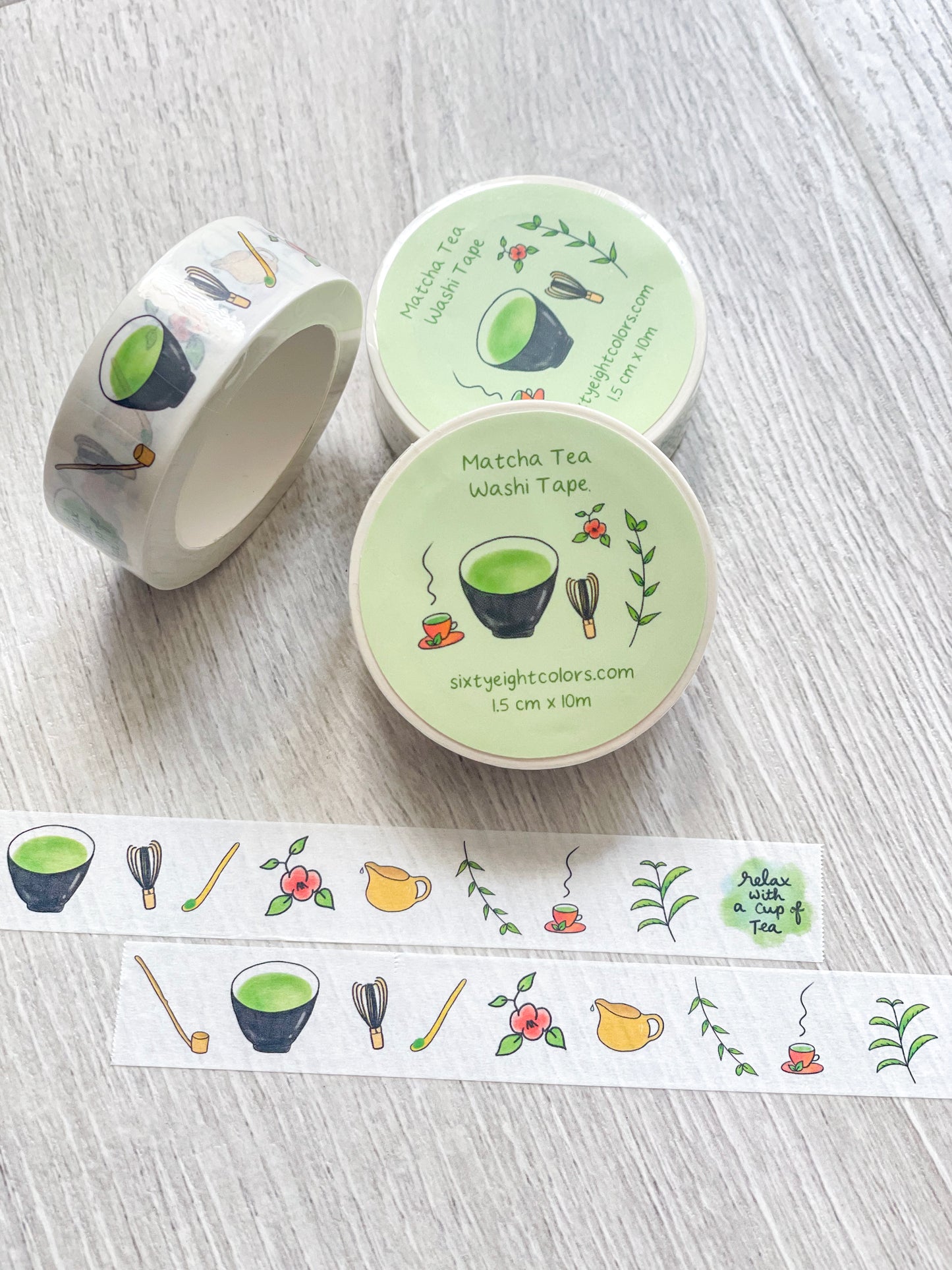 Matcha Tea Washi Tape