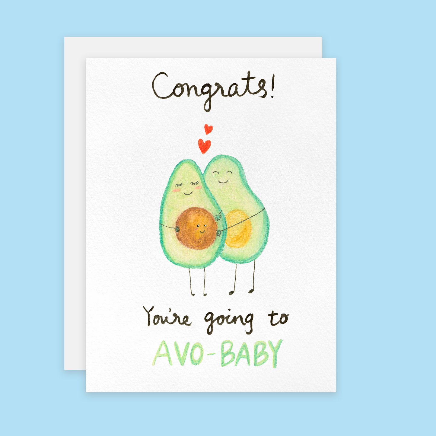 Going to Avo-Baby - Handpainted