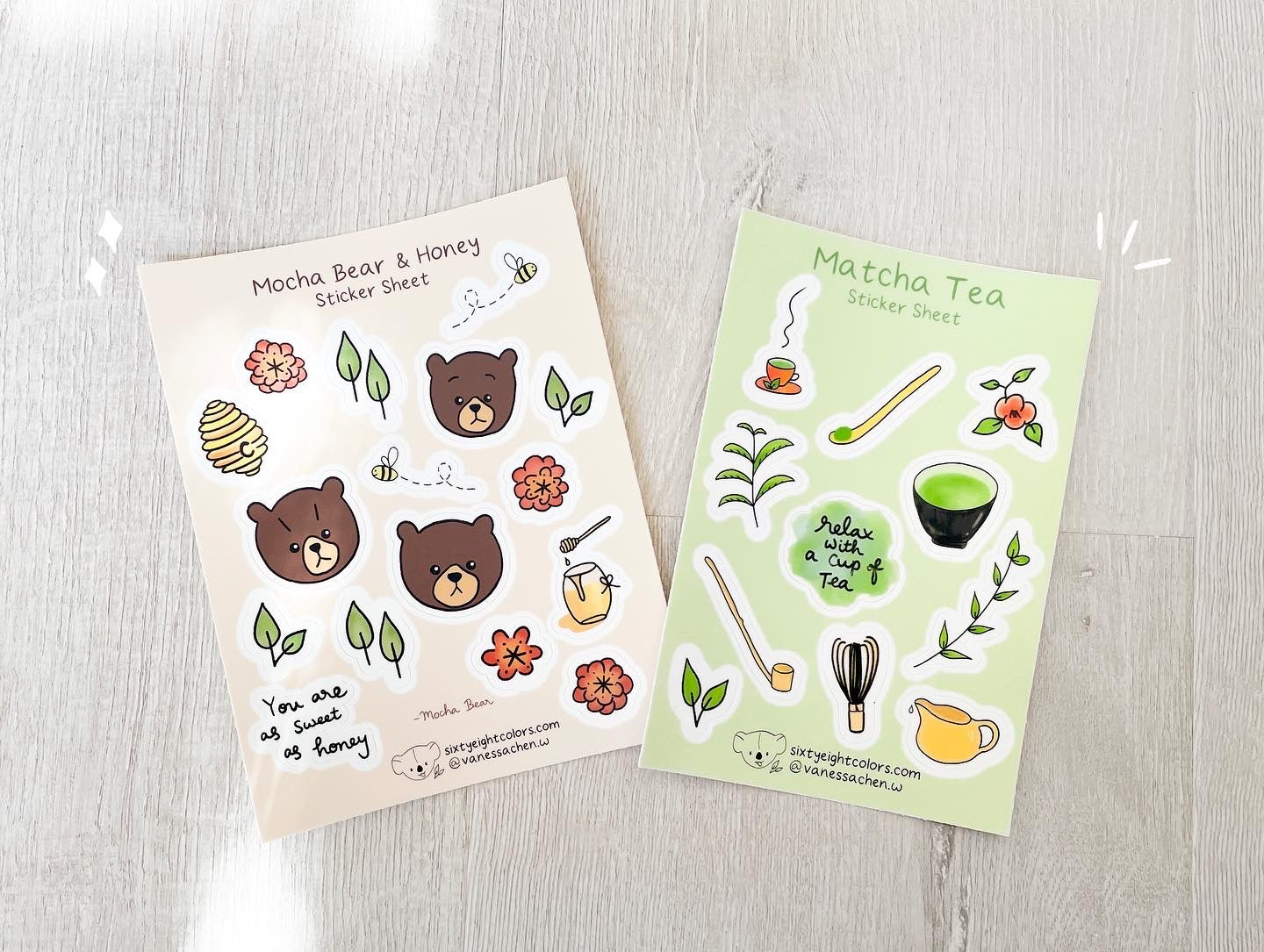 Matcha Tea Sticker Sheet