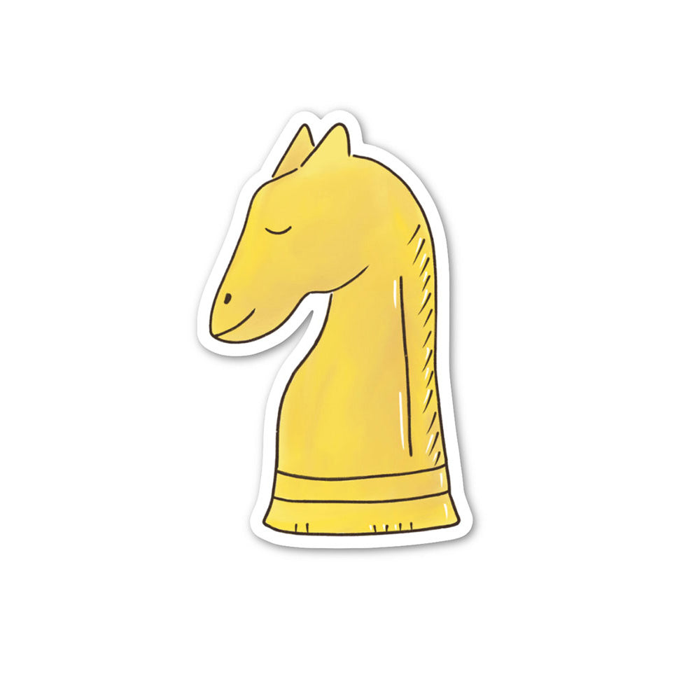 Chess Knight Sticker