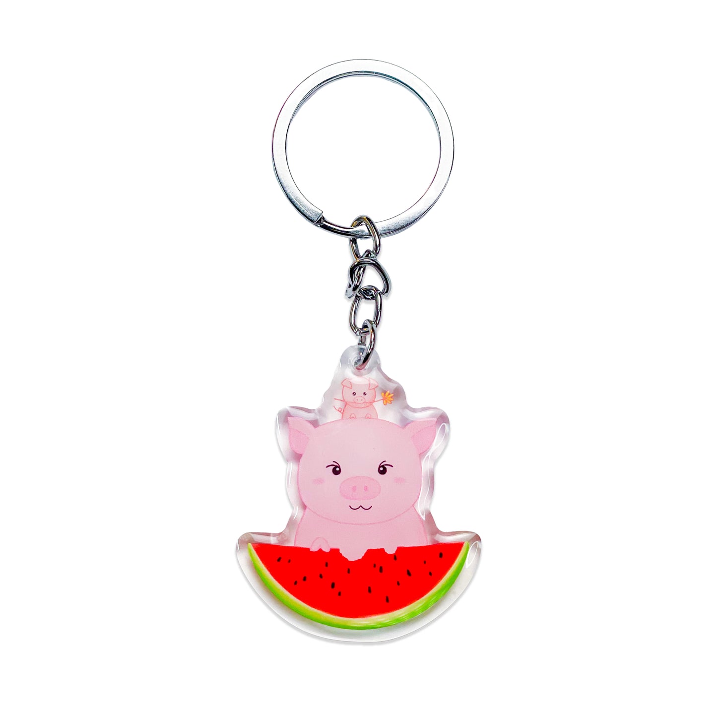 Piggy & Little Piggy Keychain