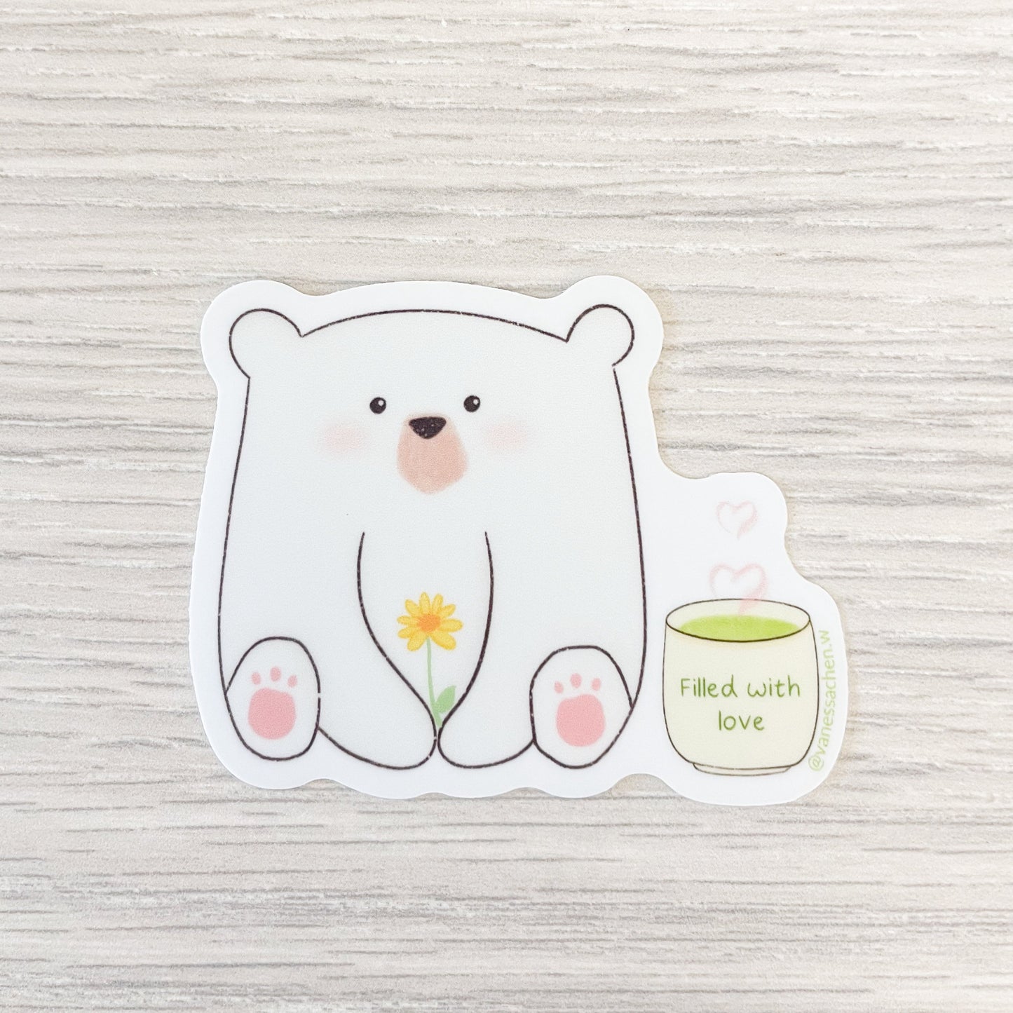 Snowball the Bear Sticker