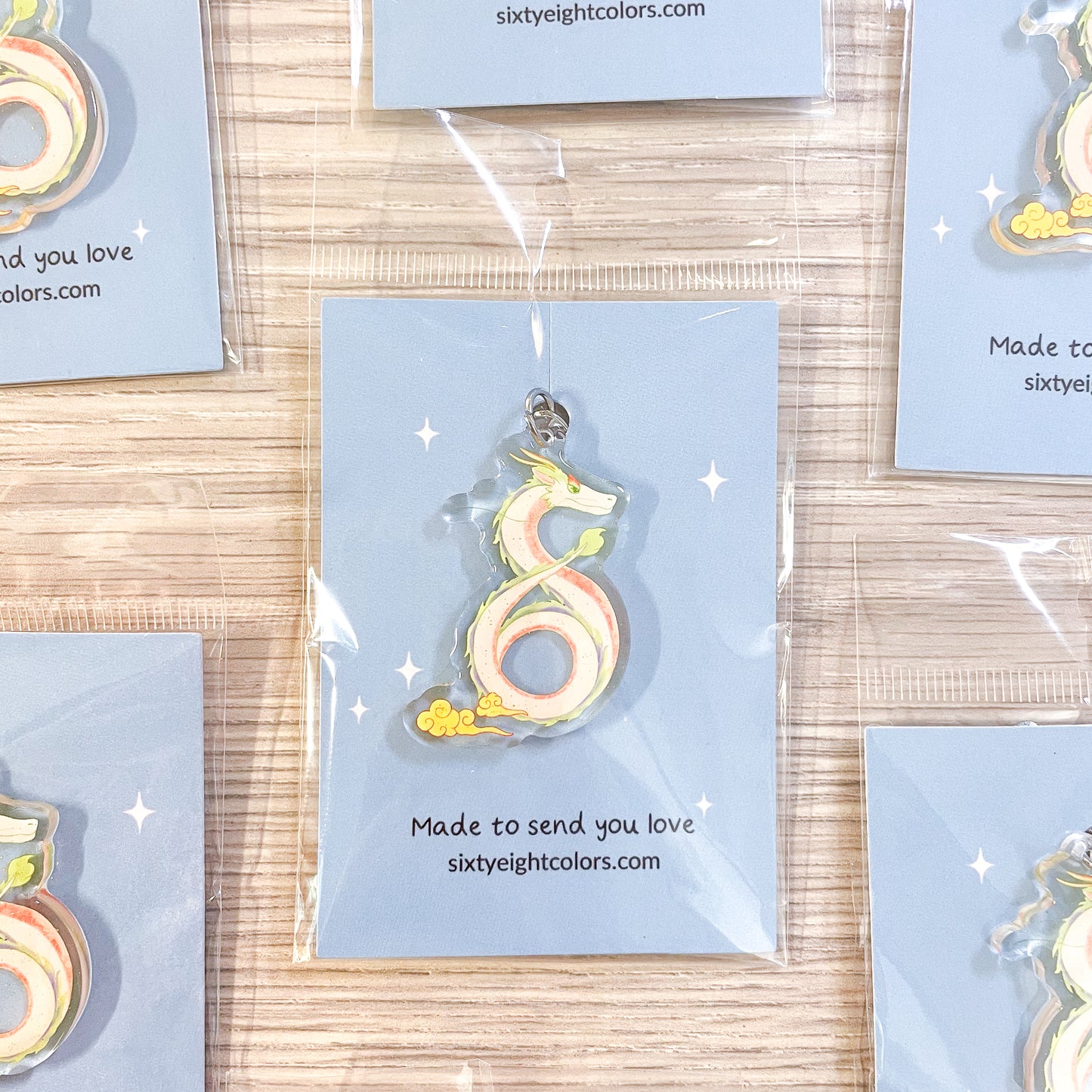 Lunar New Year Dragon Keychain