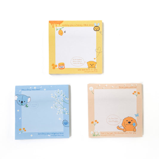 Set of 3 Notepads - 15% Off