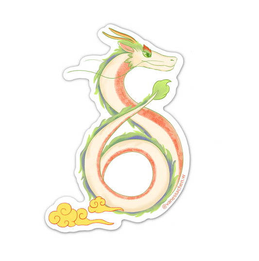 Lunar New Year Dragon Sticker