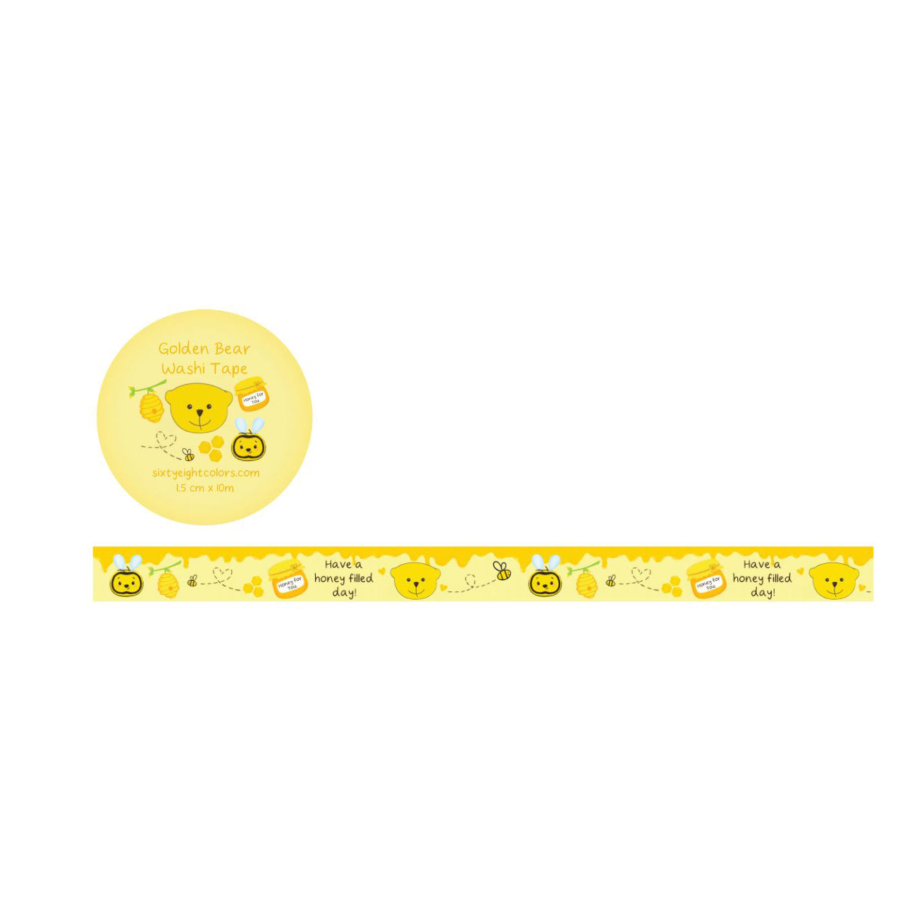 Golden Bear Washi Tape