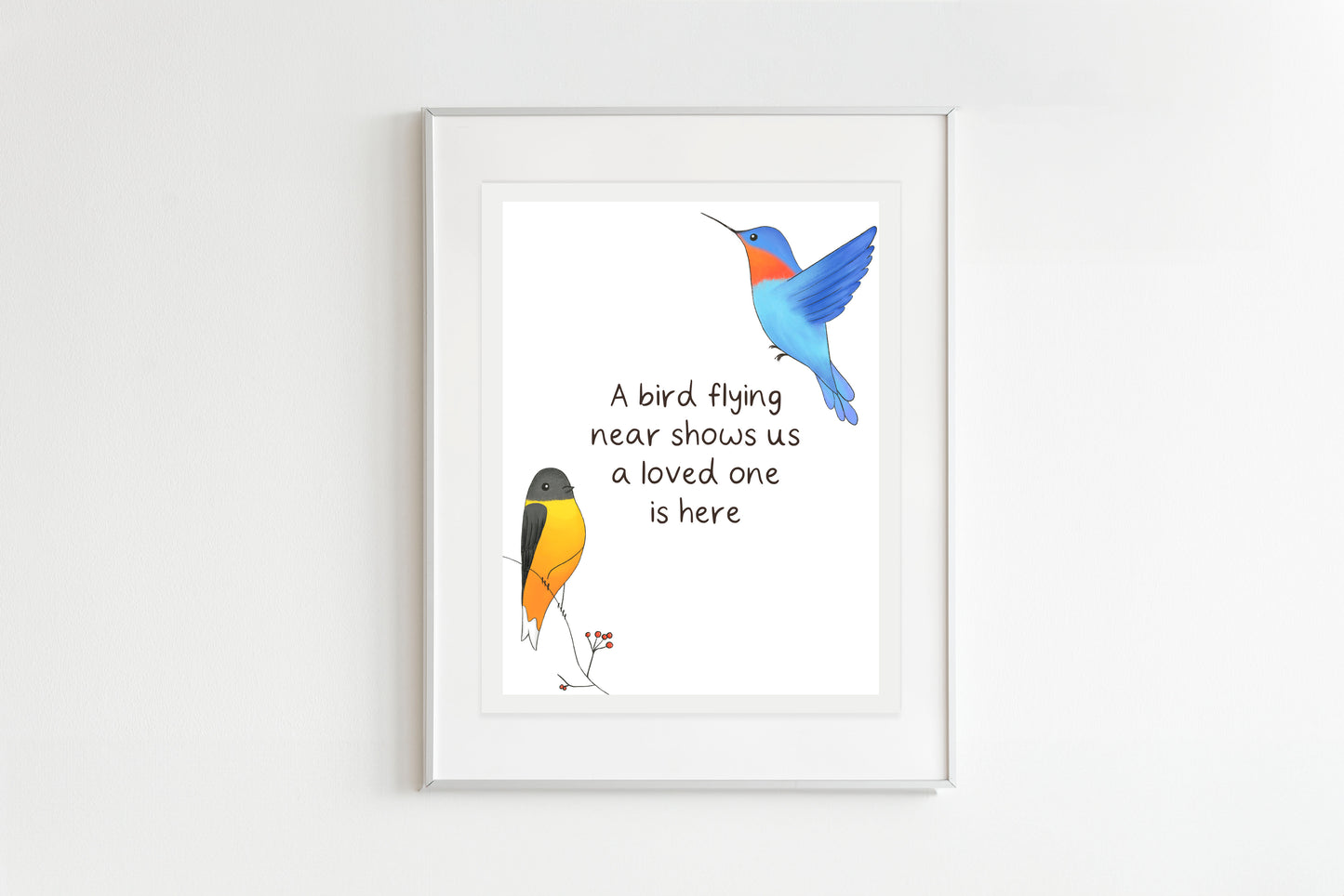 Hummingbird Art Print