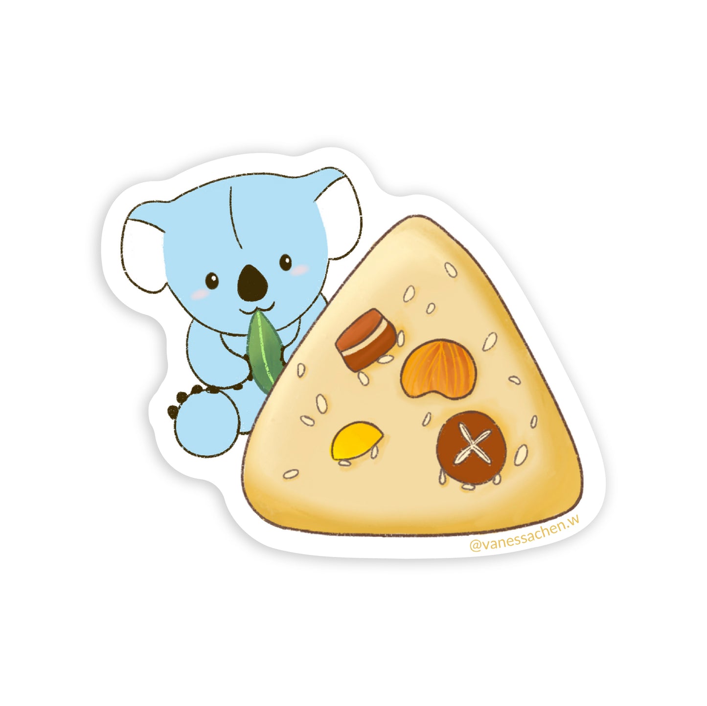 Vala Koala Riceball Sticker