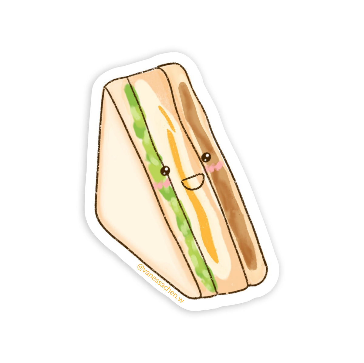 Sandwich Box Sticker Sandwich Sticker – Sixtyeightcolors by Vanessa