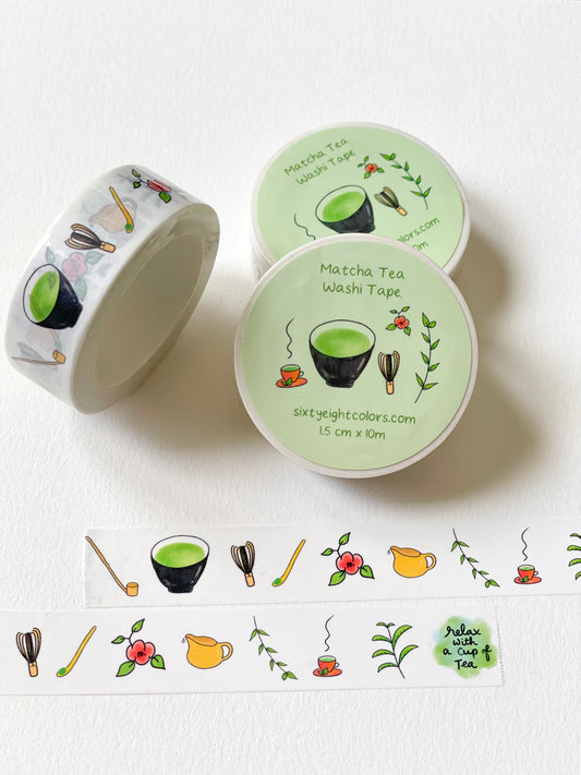 Matcha Tea Washi Tape