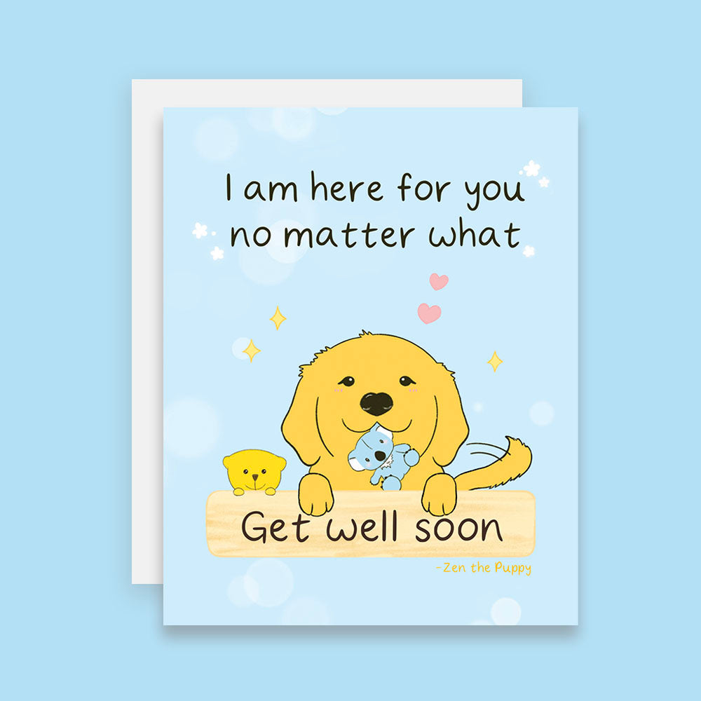 Cute Get Well Soon Puppy Card – Sixtyeightcolors by Vanessa