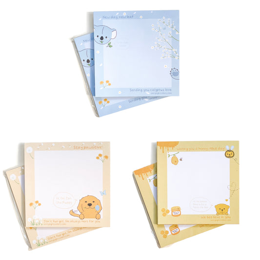 Set of 3 Notepads - 15% Off