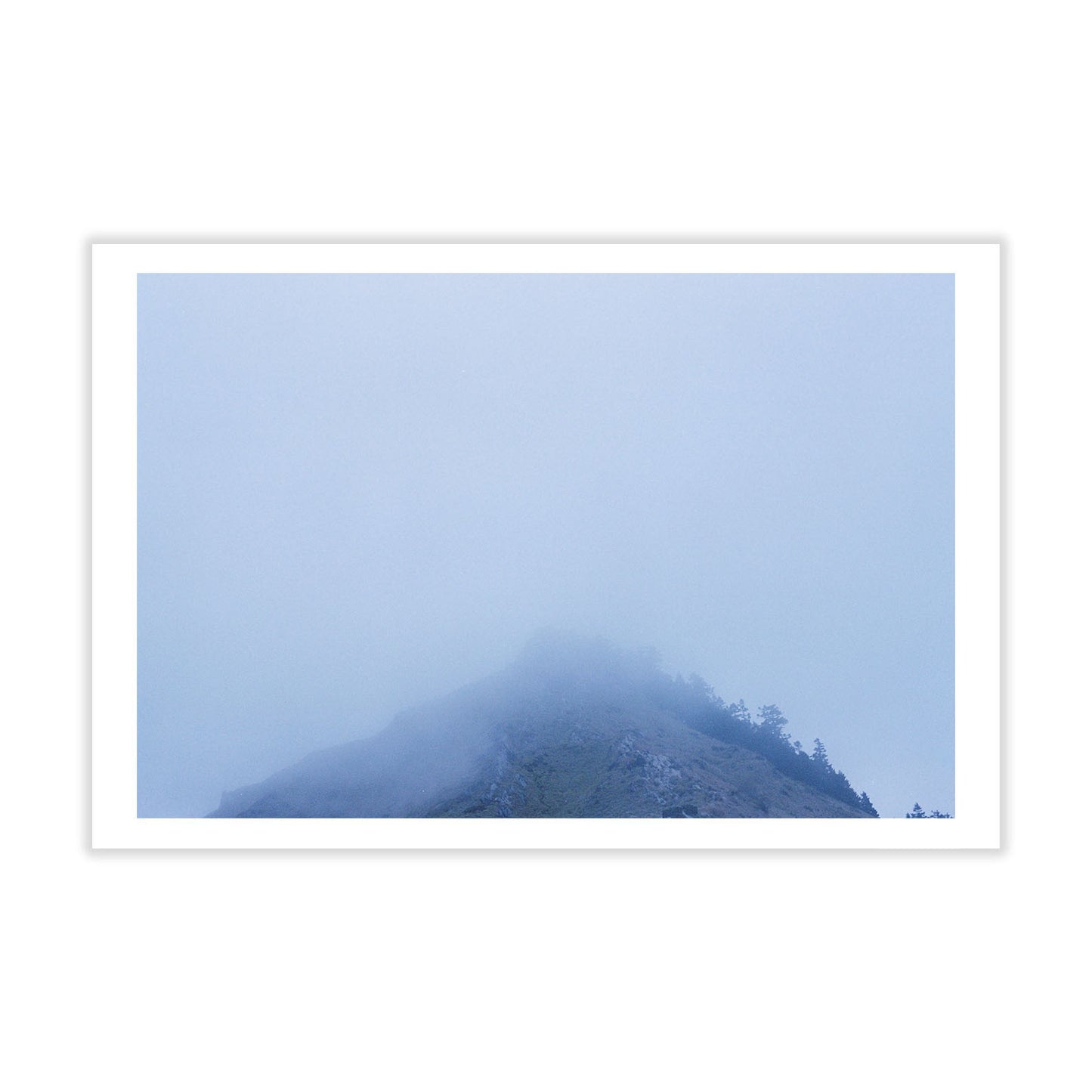 Mountain Fog Postcard